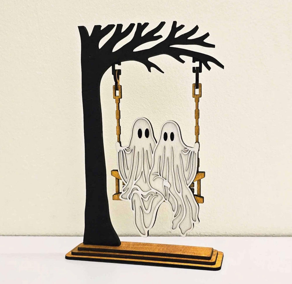 Handmade Couple On A Swing