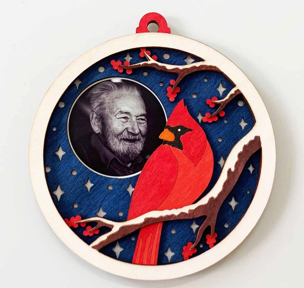 Handmade Memorial Ornament w/ Your Photo