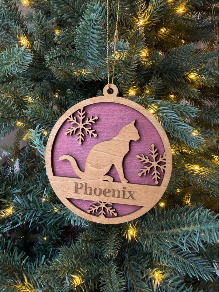 Custom Cat Ornament