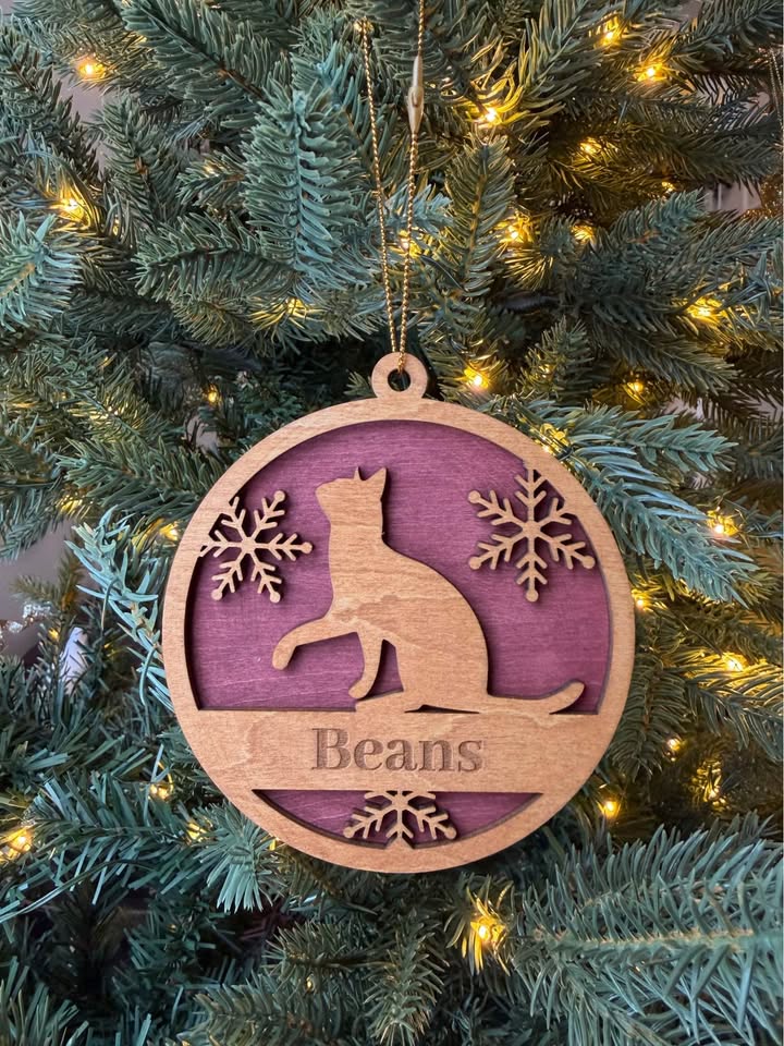 Custom Cat Ornament