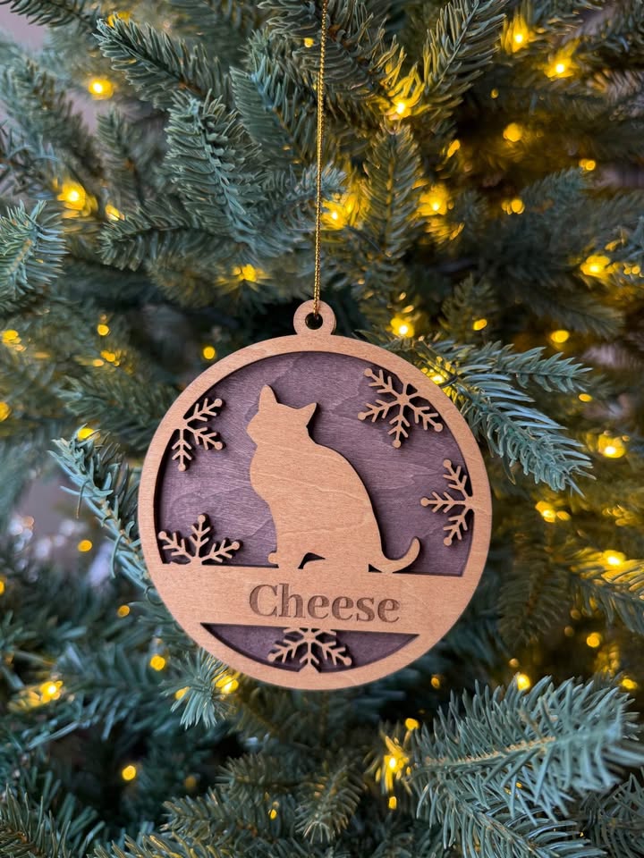 Custom Cat Ornament