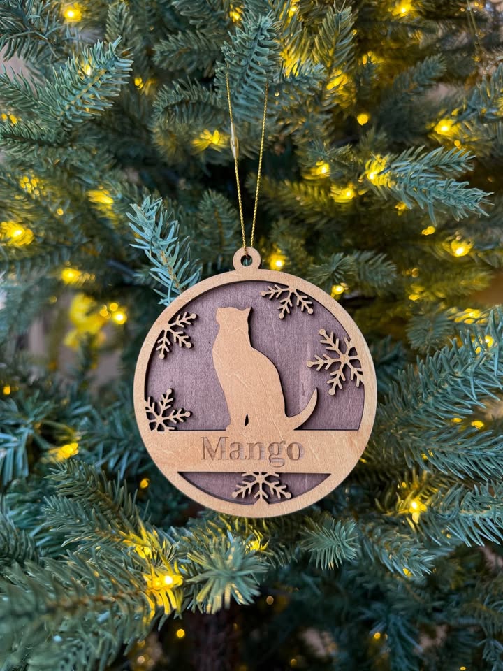 Custom Cat Ornament