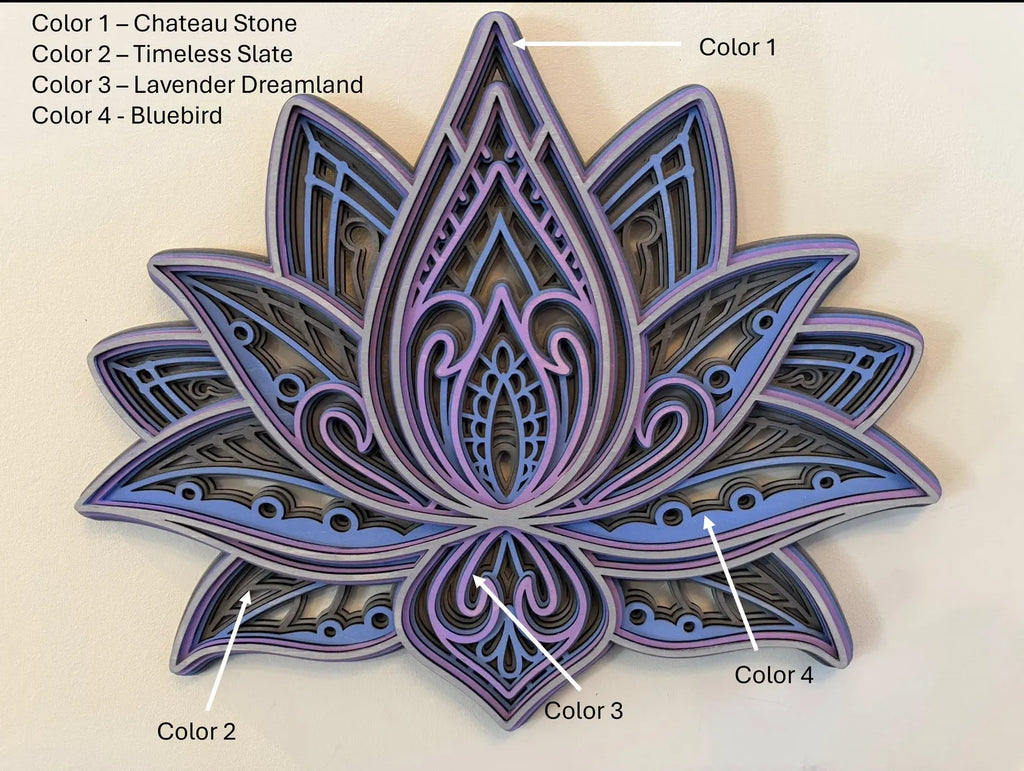 Lotus Mandala Wall Art