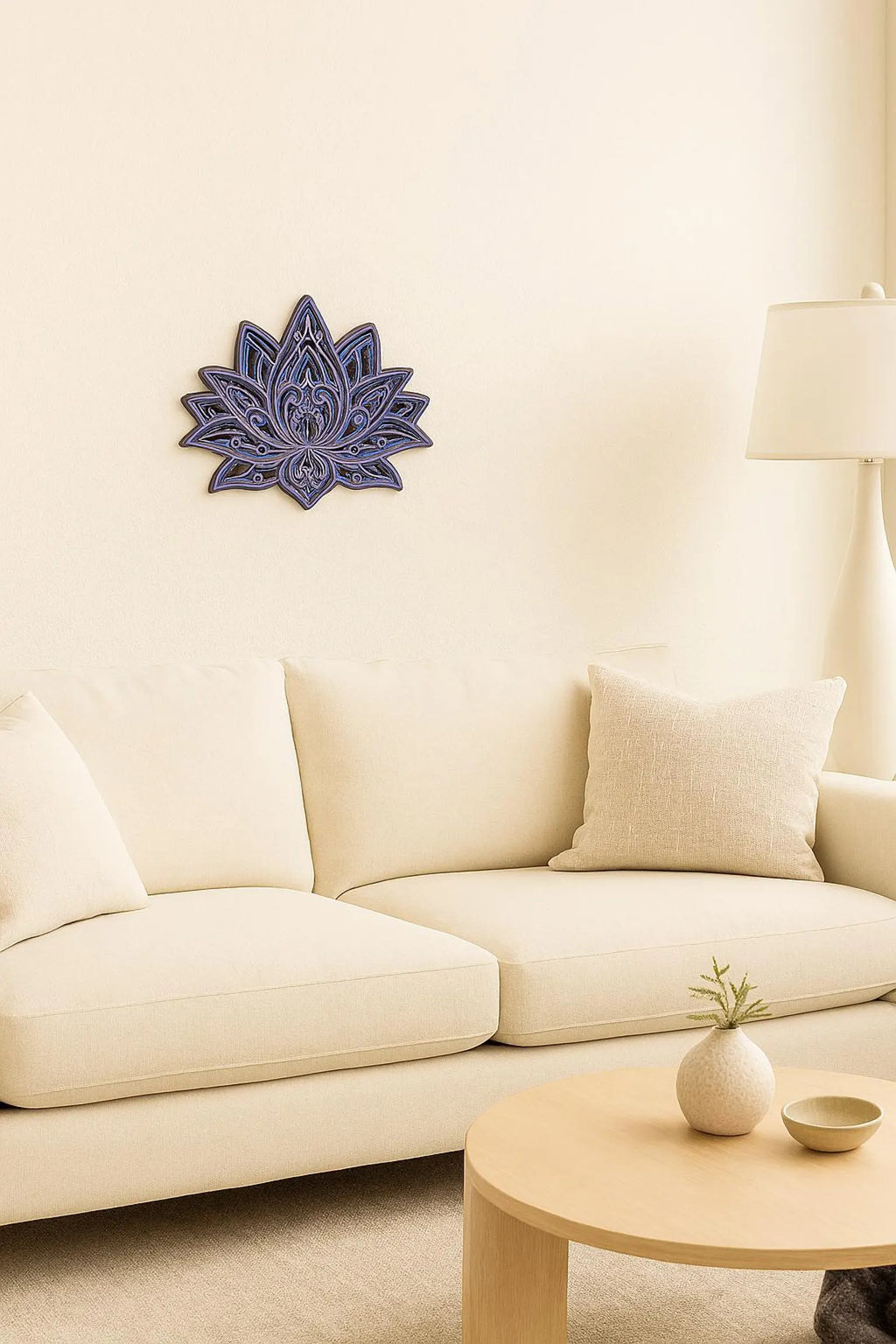 Lotus Mandala Wall Art