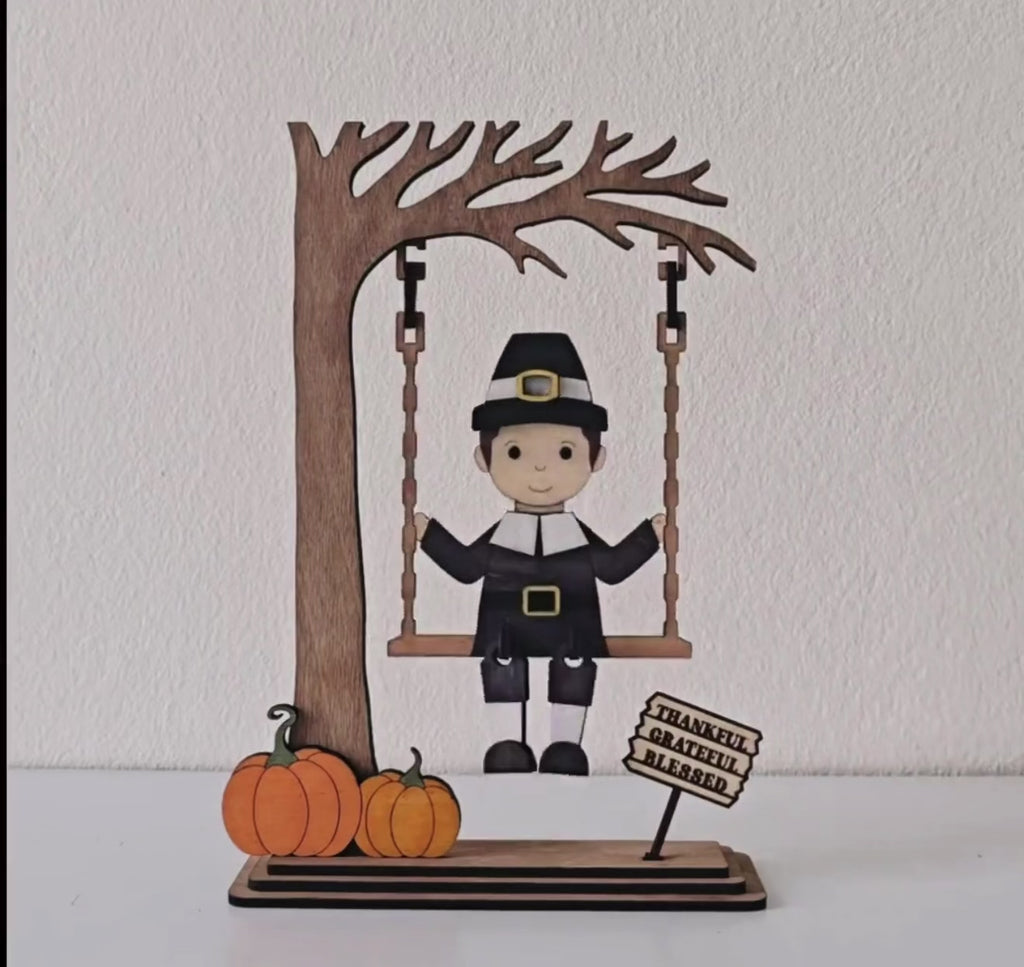 Pilgrim On A Swing