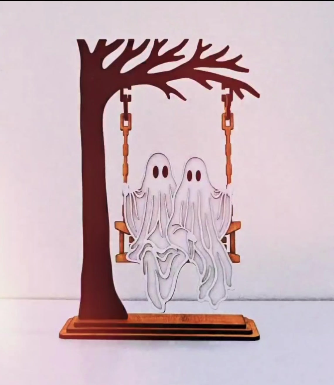 Handmade Couple On A Swing